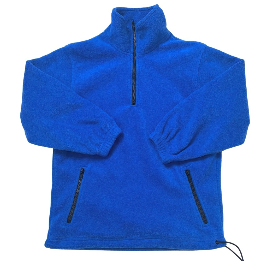 Acadia Blue Fleece Quarter Zip Pullover‎ Boys M 10-12